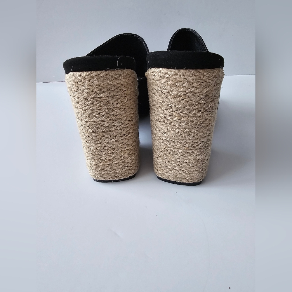 Open Toe Block Heel Mules - Picture 4 of 5